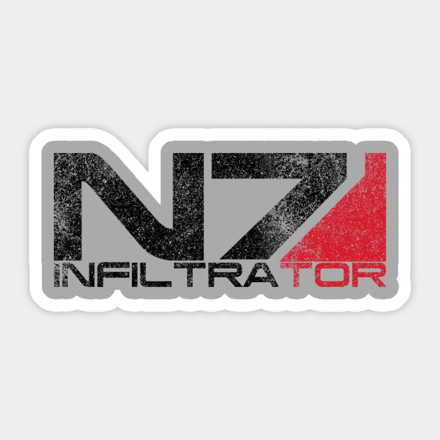 Alt Infiltrator Sticker by Draygin82